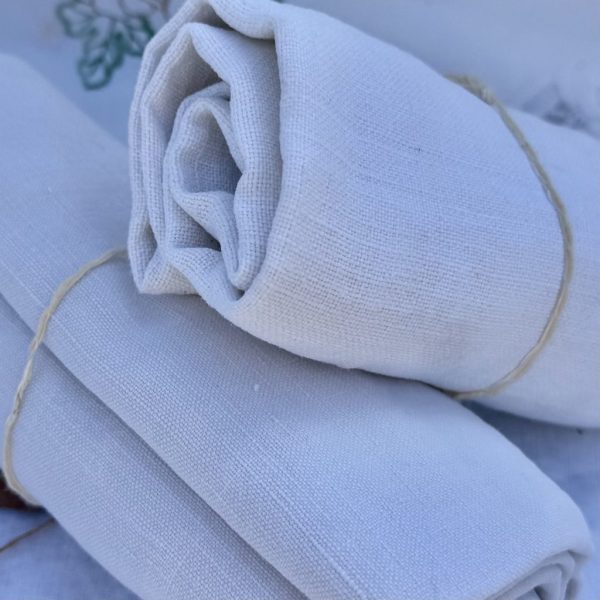 Antique French Linen - Image 3