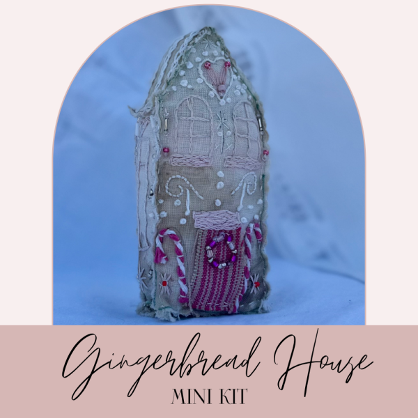 Slow Stitch Gingerbread House MINI KIT