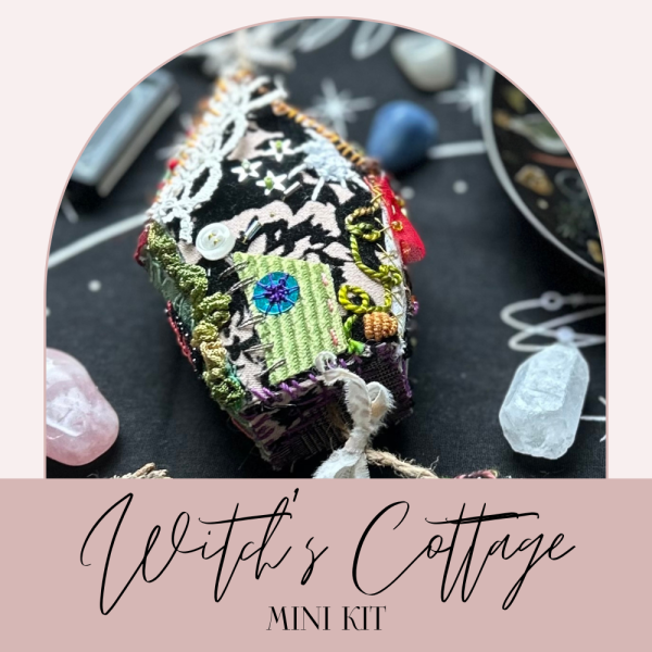 Slow Stitch Witch's Cottage MINI KIT