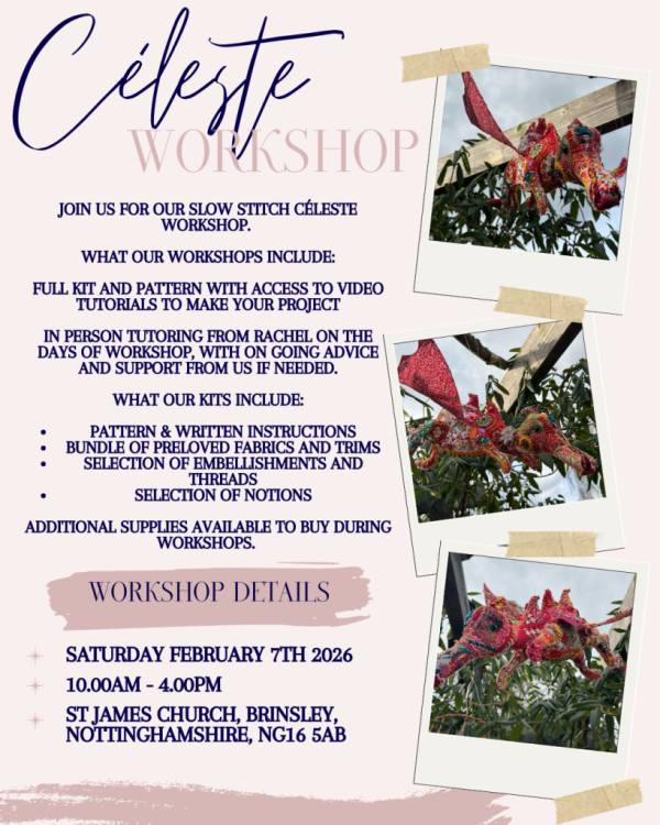 Slow Stitch Celeste Workshop IN-PERSON